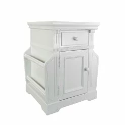 Wholesale ๐ Wayborn Euphonious Magazine Rack In Whitewash โญ