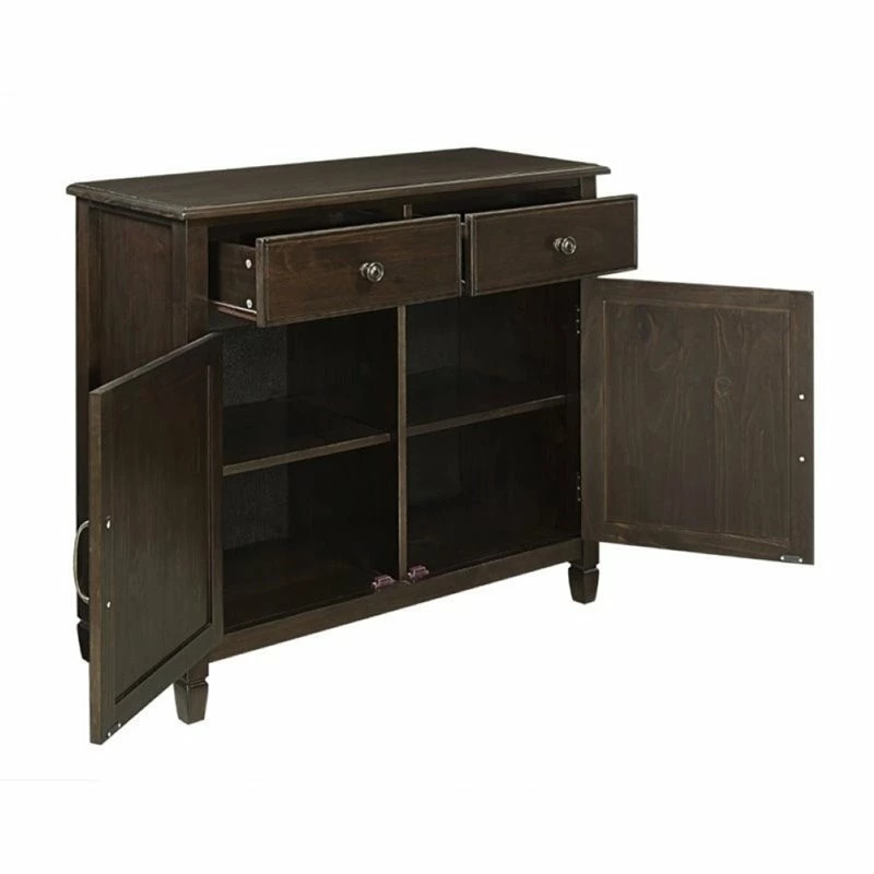 Outlet ๐คฉ Atlin Designs Entryway Storage Cabinet In Chestnut Brown ๐ - Image 2