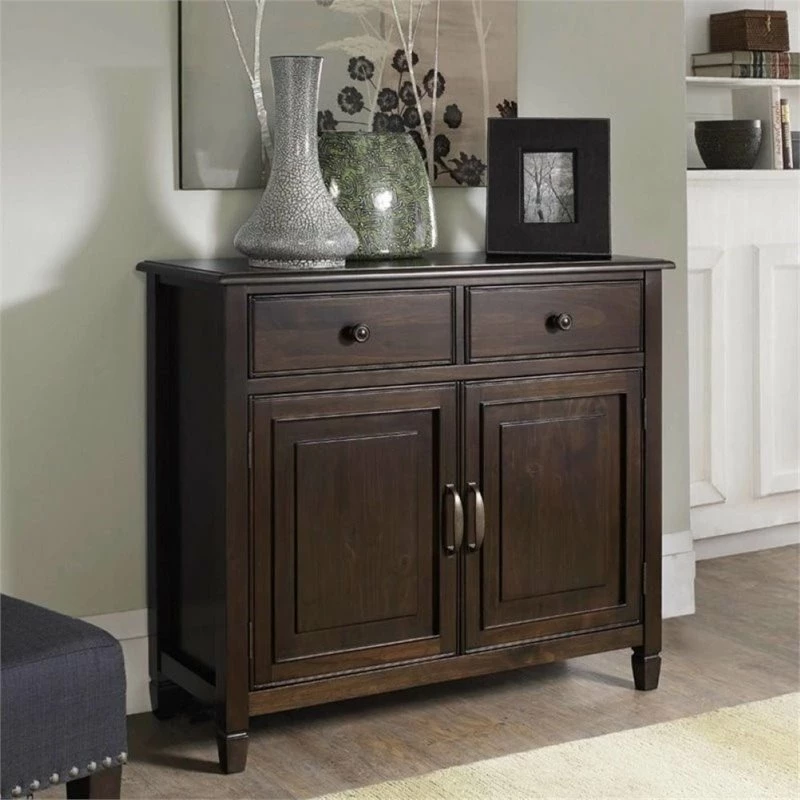 Outlet ๐คฉ Atlin Designs Entryway Storage Cabinet In Chestnut Brown ๐ - Image 5