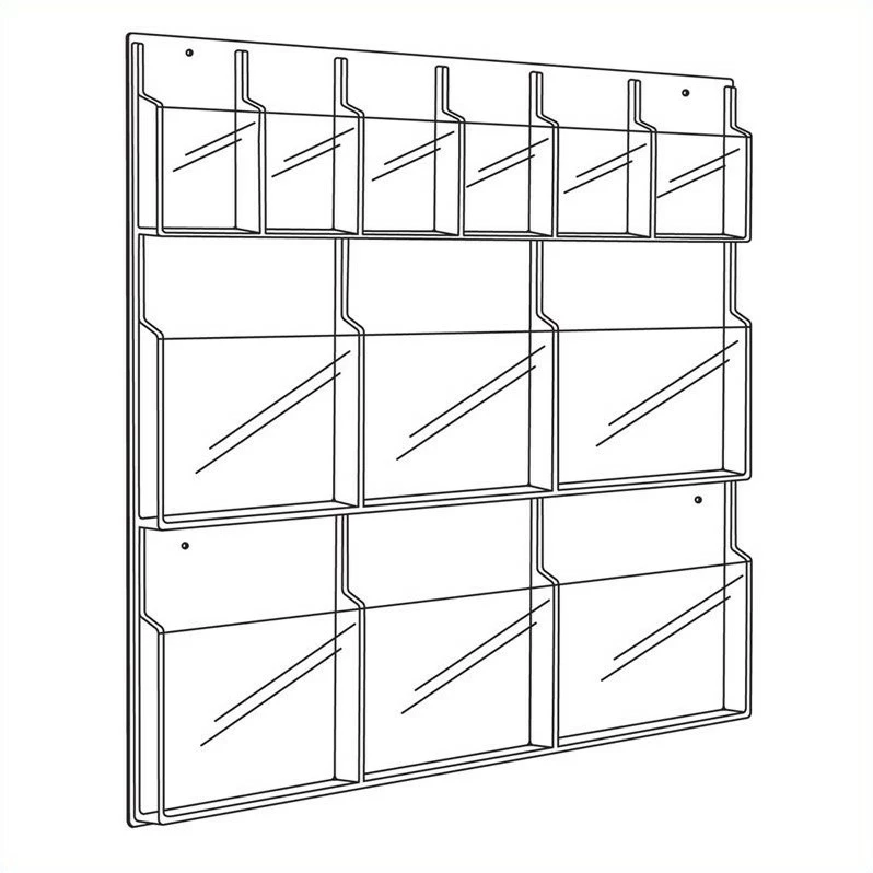 Best Sale ๐ Scranton & Co 6 Magazine And 6 Pamphlet Display ๐ - Image 2