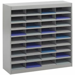 Best reviews of ✨ Scranton & Co Grey Mail Organizer - 36 Letter Size Compartments 😍