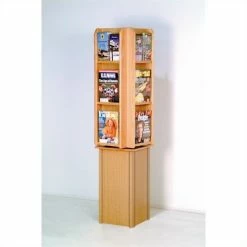 Brand new 👍 Pemberly Row 12 Magazine 24 Brochure Spinning Rack 🧨