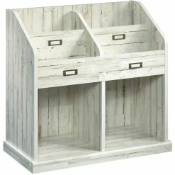 Buy 👏 Sauder Barrister Lane Bookcase In White Plank 🥰