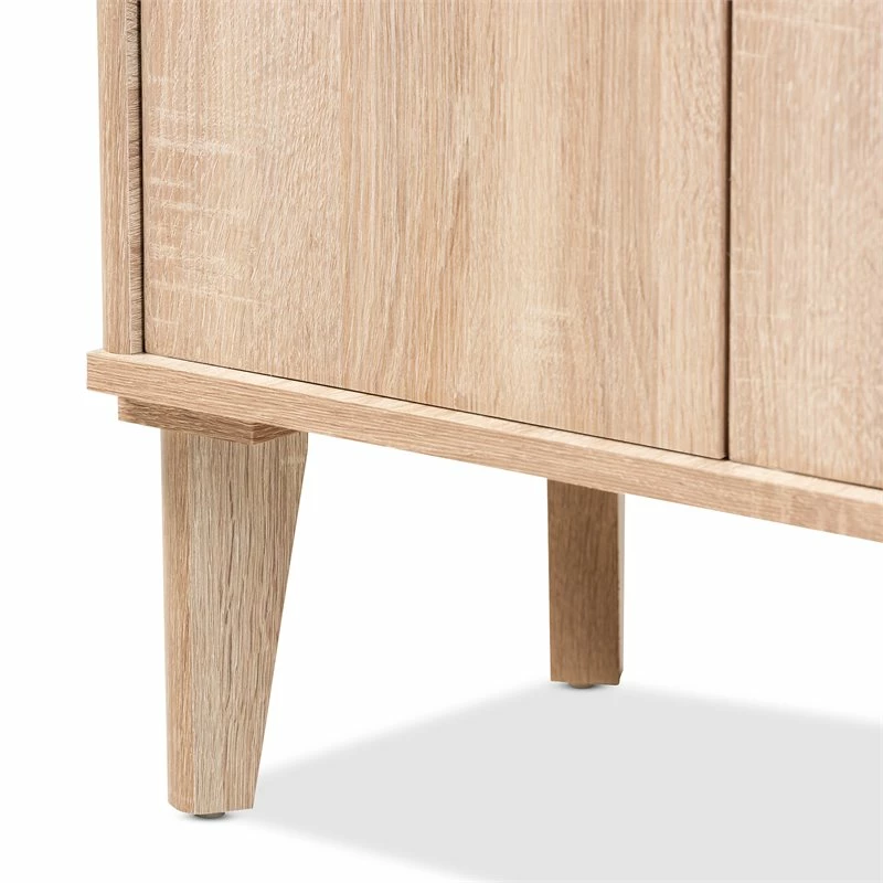 Best reviews of 🎁 Baxton Studio Fella Two-Tone Oak Brown And Dark Gray 👟 Shoe Cabinet 🔔 - Image 6