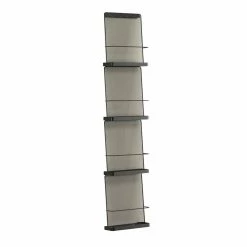 Brand new ๐ Safco Onyx Wall Mount Four Pocket 5592BL Black ๐งจ