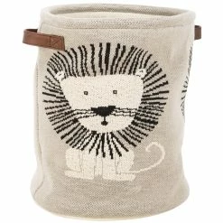 Best Sale 😉 Safavieh Lenny Kids Storage Bin In Gray And Black 🧨