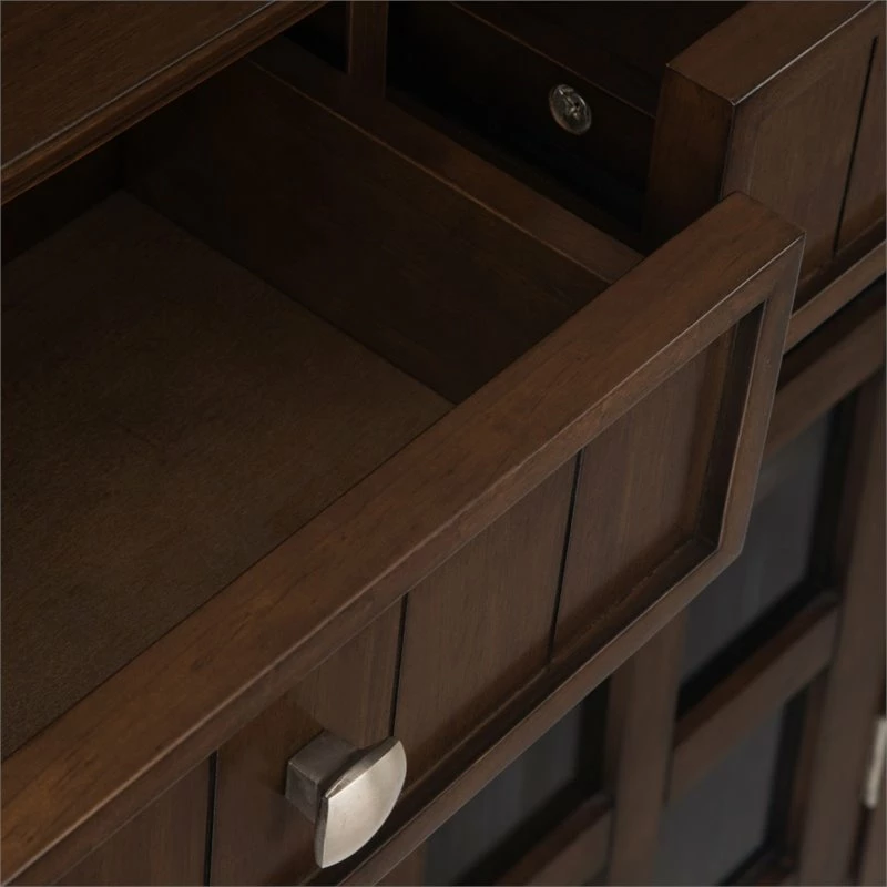 Best reviews of ๐ Simpli Home Acadian Wood 36" Transitional Entryway Cabinet In Natural Brown โจ - Image 7