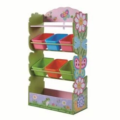Best deal 🤩 Teamson Design Fantasy Fields Magic Garden Toy Organizer With Combo Bins 🧨