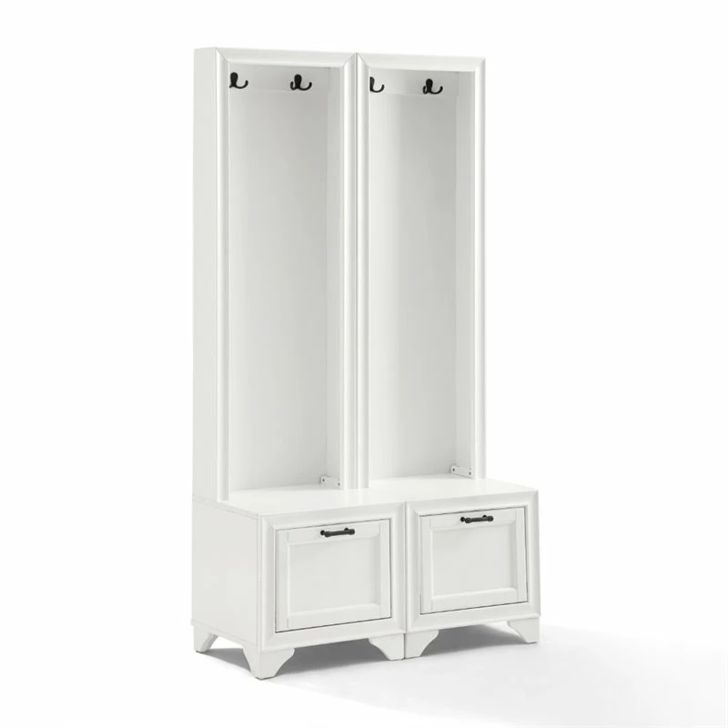 Deals 💯 Crosley Furniture Crosley Tara 2 Piece Entryway Set In Distressed White 💯 - Image 5