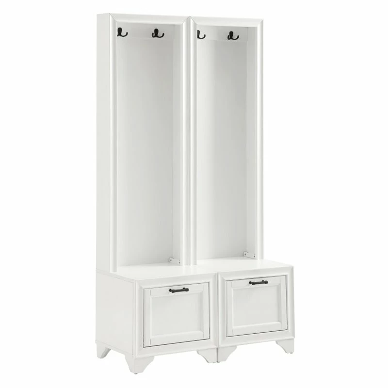 Deals 💯 Crosley Furniture Crosley Tara 2 Piece Entryway Set In Distressed White 💯