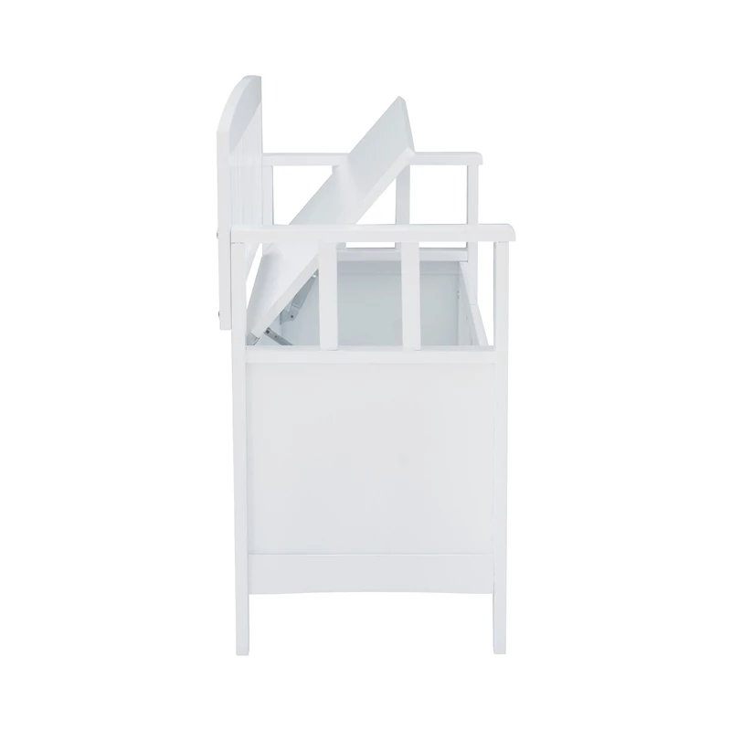 Best reviews of ๐ Linon Cynthia Wood Storage Bench In White โญ - Image 10