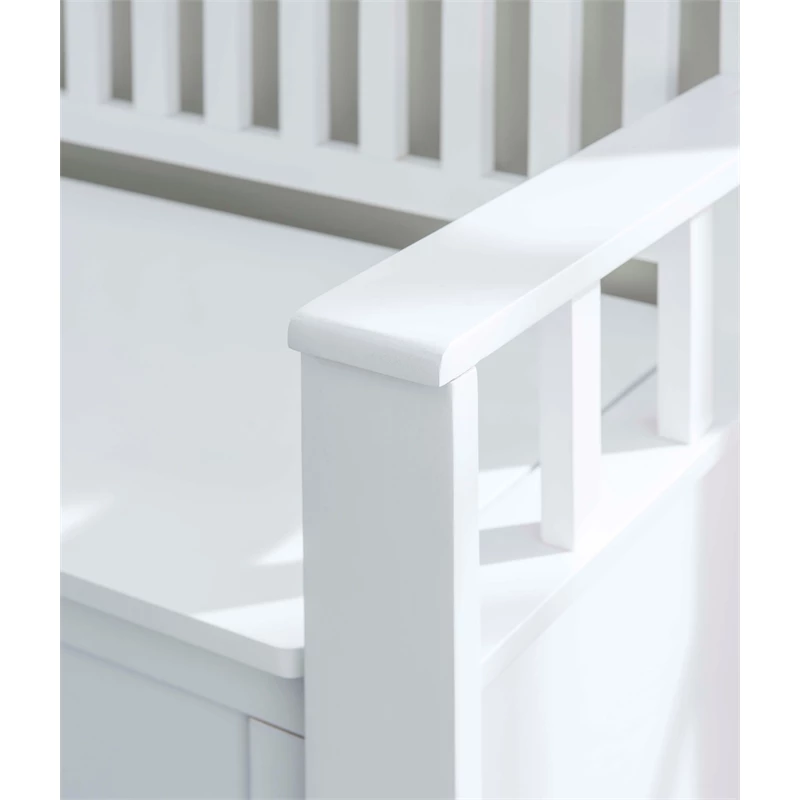 Best reviews of ๐ Linon Cynthia Wood Storage Bench In White โญ - Image 15