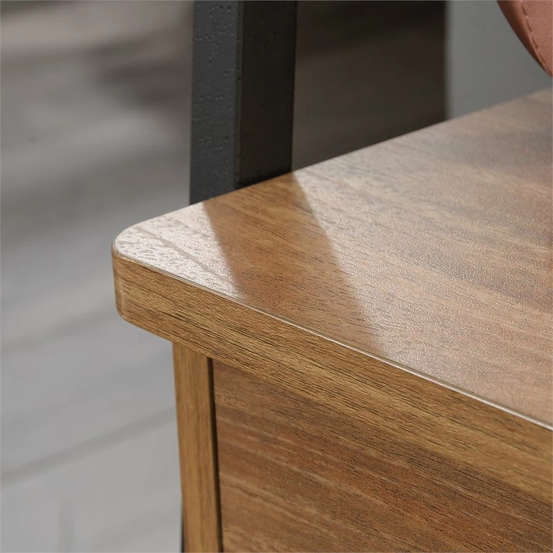 New 😉 Sauder North Avenue Engineered Wood Entryway Storage Bench In Sindoori Mango 😍 - Image 10