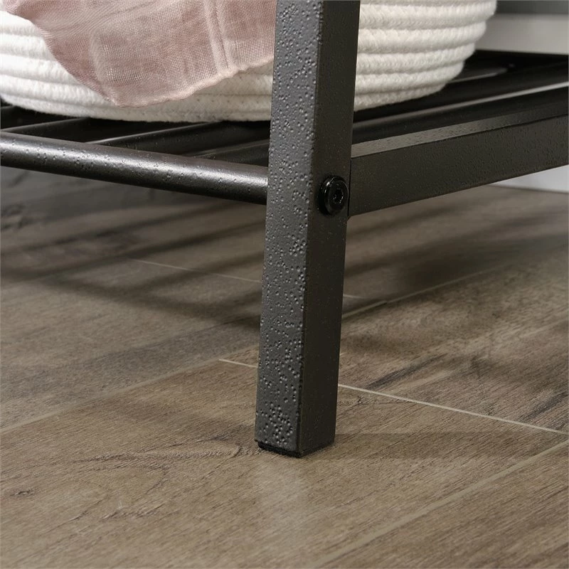 New 😉 Sauder North Avenue Engineered Wood Entryway Storage Bench In Sindoori Mango 😍 - Image 11