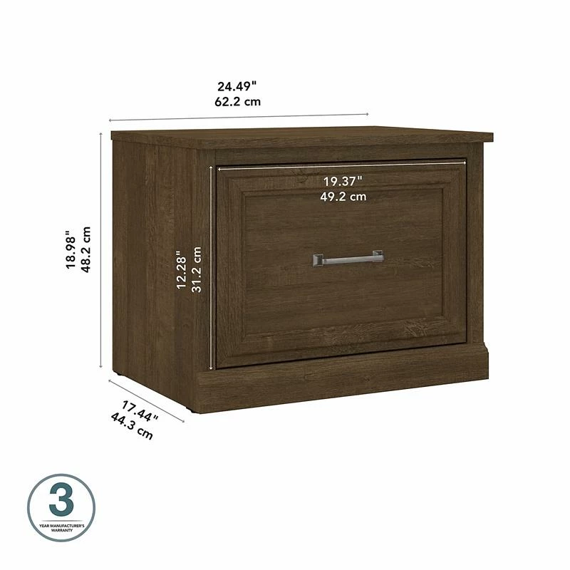 Cheap ๐ Kathy Ireland Home By Bush Furniture Woodland 24W Small ๐ Shoe Bench With Drawer In Ash Brown - Engineered Wood ๐ฅ - Image 6