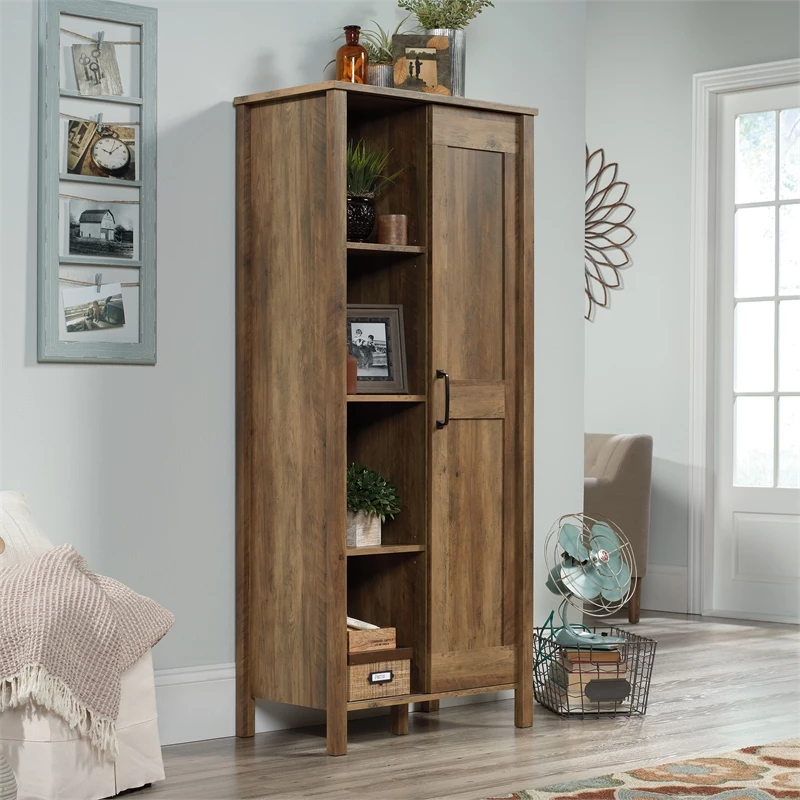 Best deal โ Sauder Engineered Wood Sliding Door Cabinet In Rural Pine/Brown Finish ๐ - Image 8