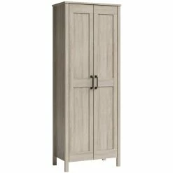 Discount ๐ Sauder Engineered Wood 2-Door Storage Cabinet In Spring Maple โ