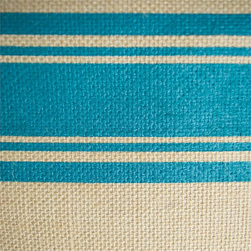 Wholesale 🔔 DII 12" Round Modern Fabric Small Burlap Border Storage Bin In Blue 👍 - Image 3