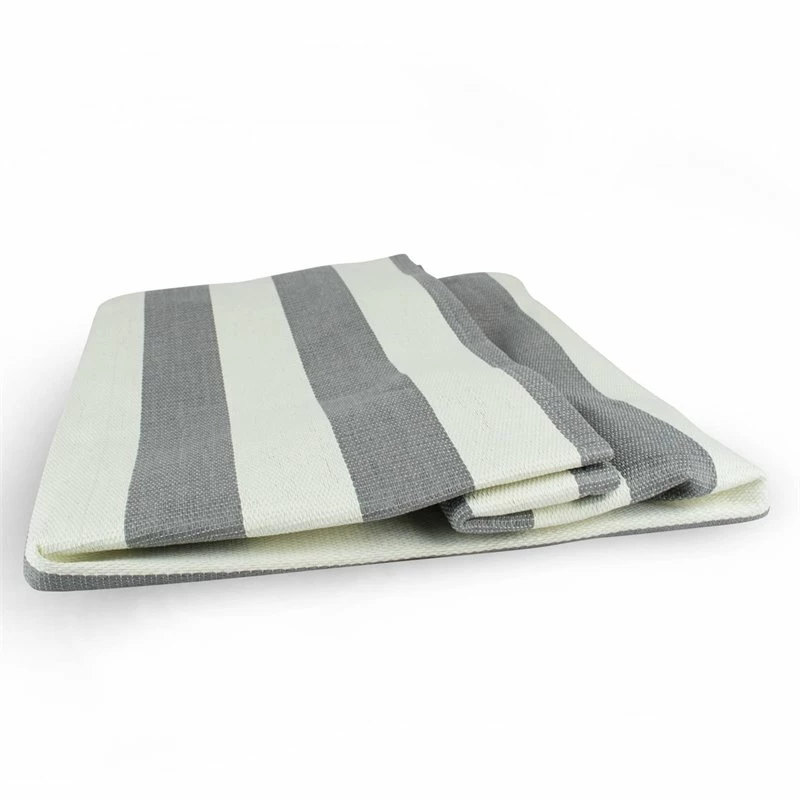 Cheapest 🔔 DII 15" Rectangle Modern Paper Large Stripe Basket In Gray Finish 💯 - Image 2