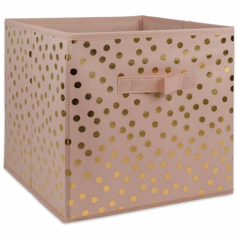 Top 10 โจ DII 11" Square Polyester Cube Dots Millennial Storage Bin In Pink (Set Of 2) ๐ฅฐ - Image 2