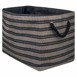 Best reviews of ๐งจ DII 12" Rectangle Modern Style Paper Large Basketweave Bin In Stone ๐