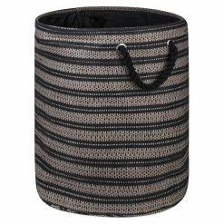 Best deal 🤩 DII 15" Round Modern Style Paper Large Basketweave Bin In Stone 🔥