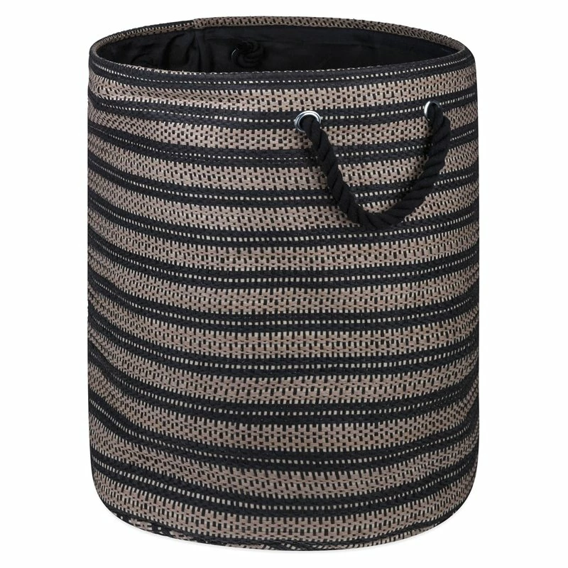 Best deal ๐คฉ DII 15" Round Modern Style Paper Large Basketweave Bin In Stone ๐ฅ