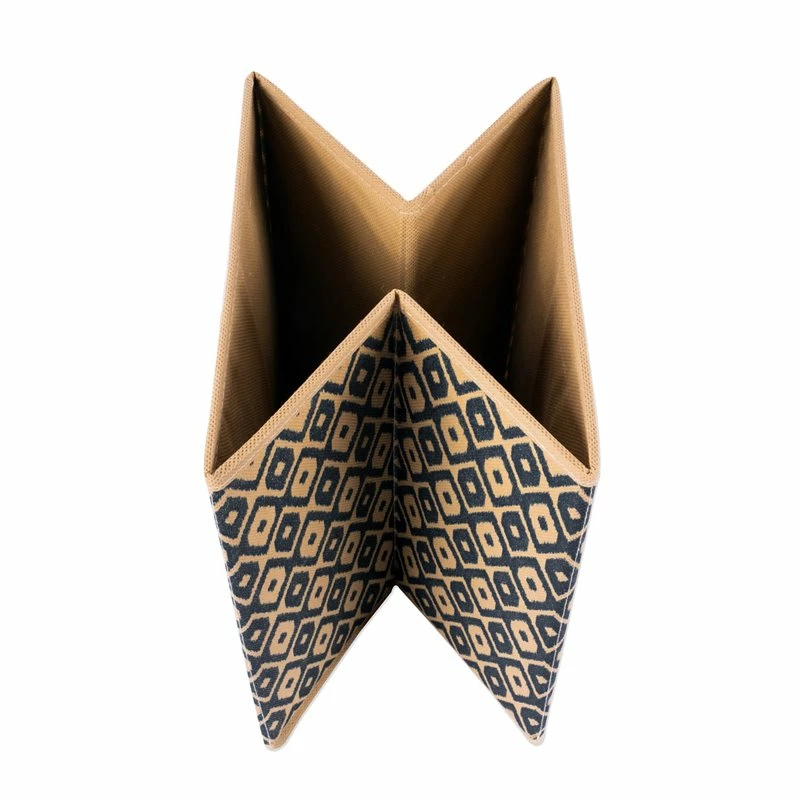 Cheapest 👍 DII Square Nonwoven Polyester Cube Ikat Storage Bin In Nautical Blue (Set Of 2) 💯 - Image 3