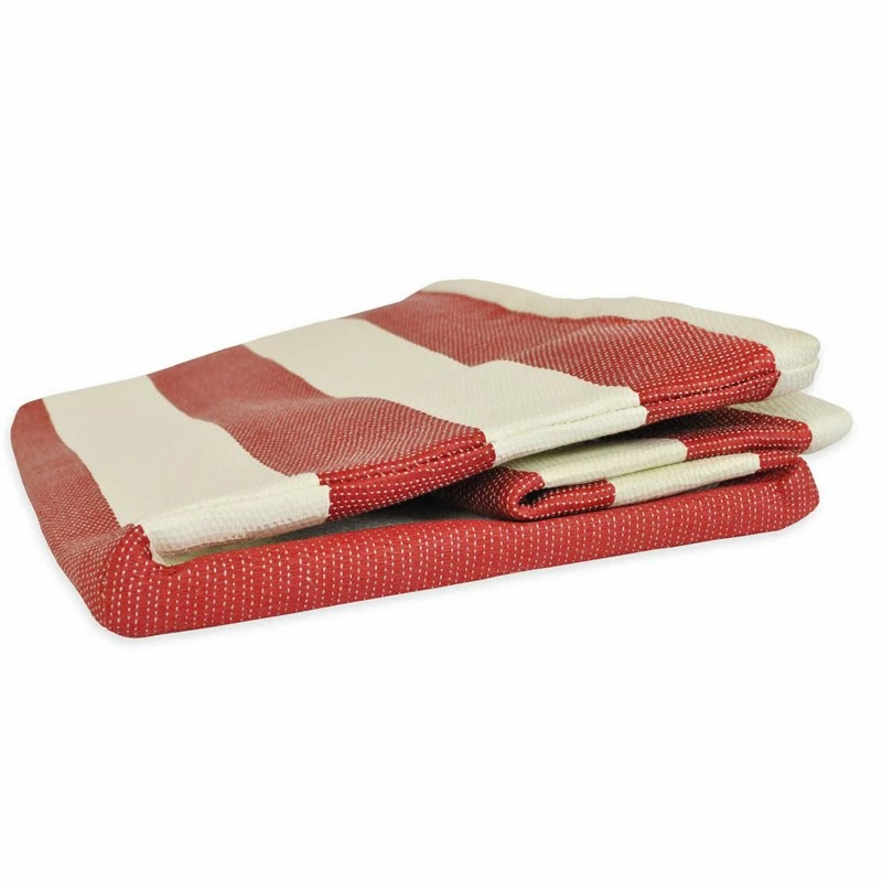 Best deal ✨ DII 14" Rectangle Modern Paper Medium Stripe Basket In Red Finish ❤️ - Image 3