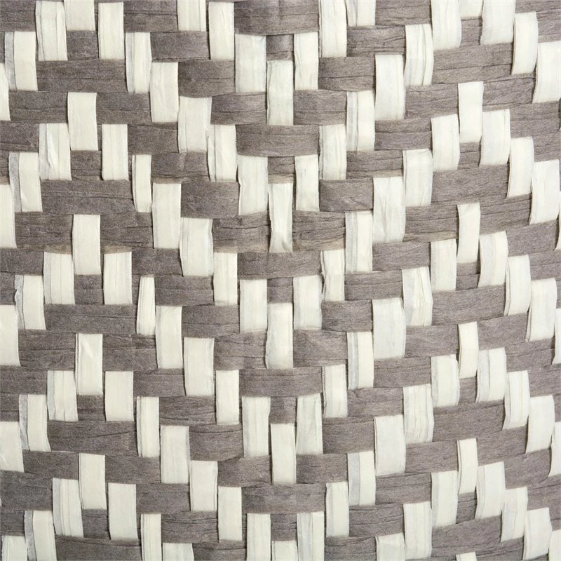 Promo ๐ DII 13.75" Round Modern Style Paper Medium Chevron Bin In Gray โ - Image 3