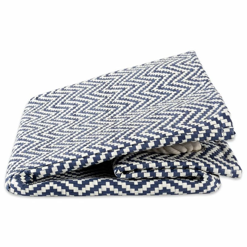 Promo ๐ DII 10" Rectangle Modern Style Paper Small Chevron Bin In Blue ๐ - Image 2