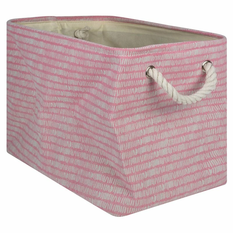 Top 10 ๐ DII Rectangle Modern Polyester Keeping Score Large Storage Bin In Pink Sorbet โ๏ธ