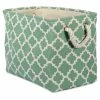 Best deal 🥰 DII Rectangle Modern Polyester Lattice Medium Storage Bin In Bright Green 😀