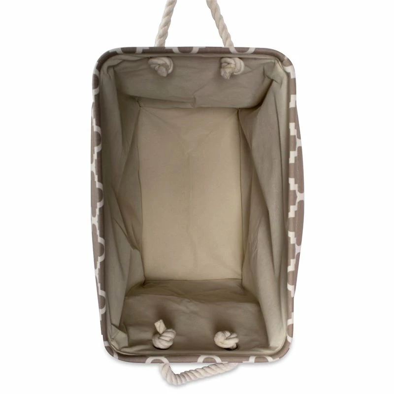 Coupon ๐ DII Rectangle Modern Polyester Lattice Medium Storage Bin In Brown ๐งจ - Image 2