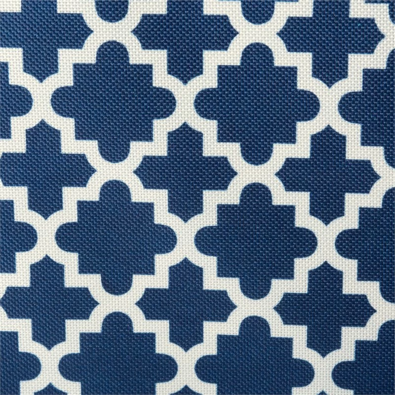 Budget ❤️ DII Trapezoid Modern Polyester Lattice Large Storage Bin In Nautical Blue 🎁 - Image 3