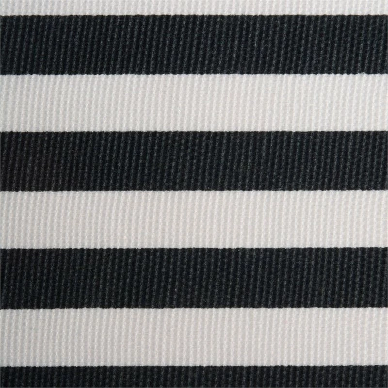 Promo ๐ DII 11" Square Modern Polyester Cube Pinstripe Storage Bin In Black ๐ - Image 3