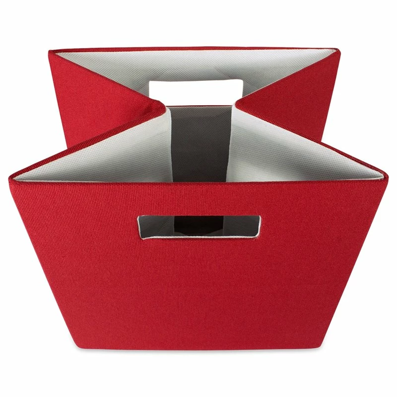 Best deal โ DII 12.9" Square Modern Polyester Cube Solid Storage Bin In Rust Orange โญ - Image 3