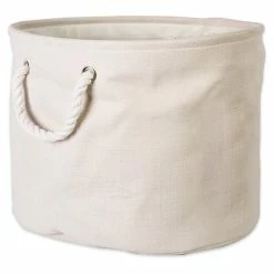 Top 10 💯 DII Round Modern Polyester Large Storage Bin In Variegated Cream 🛒