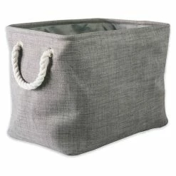Promo 🤩 DII Rectangle Modern Polyester Small Storage Bin In Variegated Gray 🌟