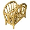 Brand new 🧨 D-Art Collection Traditional Wicker/Rattan Curve Magazine Rack In Natural 😀