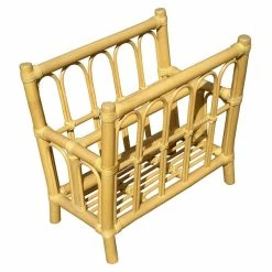 Coupon ⌛ D-Art Collection Traditional Wicker/Rattan Magazine Rack In Natural 👍