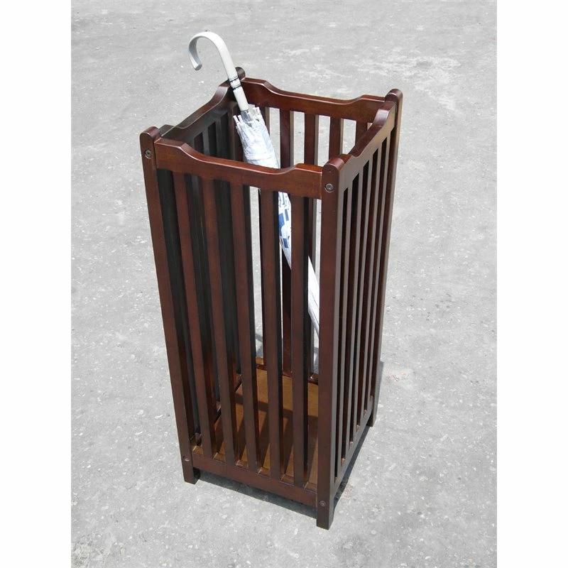 Discount โจ D-Art Collection Visalia Mahogany Solid And Veneer Umbrella Stand In Dark Brown ๐ - Image 2