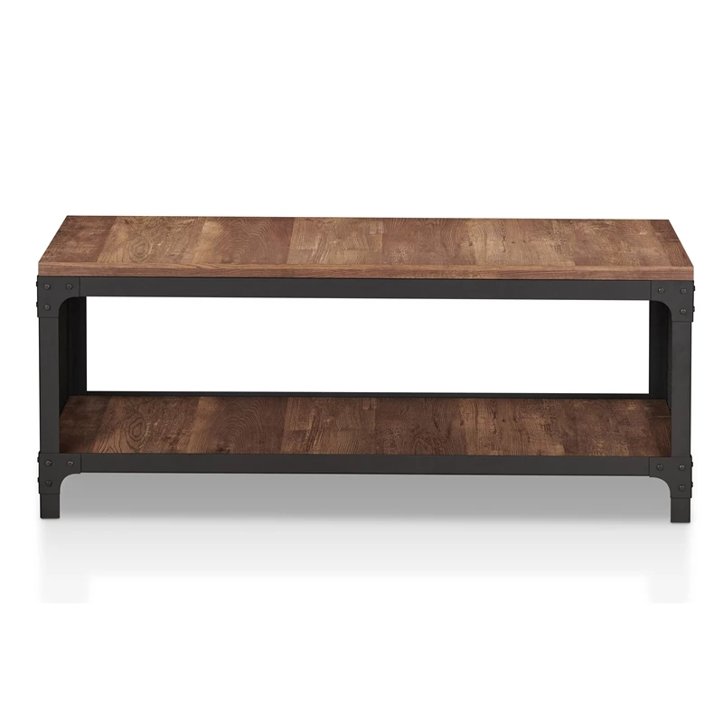 Buy ⭐ Bowery Hill Modern Wood Multi Purpose Bench In Reclaimed Oak 🔔 - Image 3