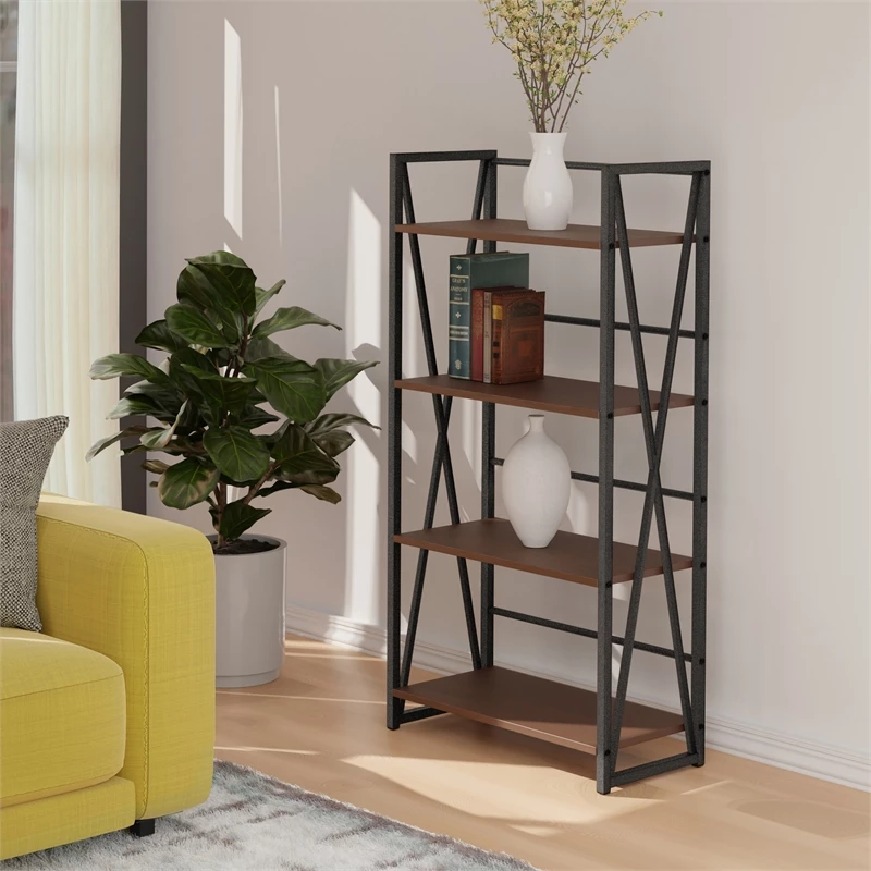Best Pirce ๐งจ Winsome Isa 4-Tier Shelf Graphite And Walnut ๐งจ - Image 2