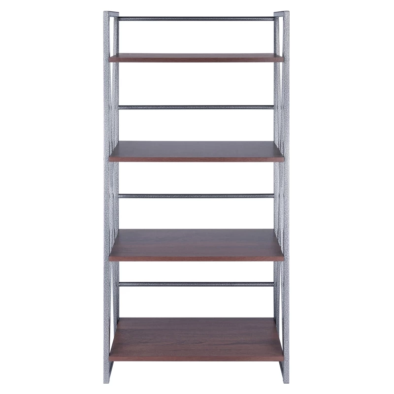Best Pirce ๐งจ Winsome Isa 4-Tier Shelf Graphite And Walnut ๐งจ - Image 3