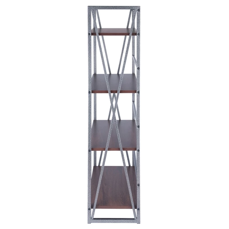Best Pirce ๐งจ Winsome Isa 4-Tier Shelf Graphite And Walnut ๐งจ - Image 4