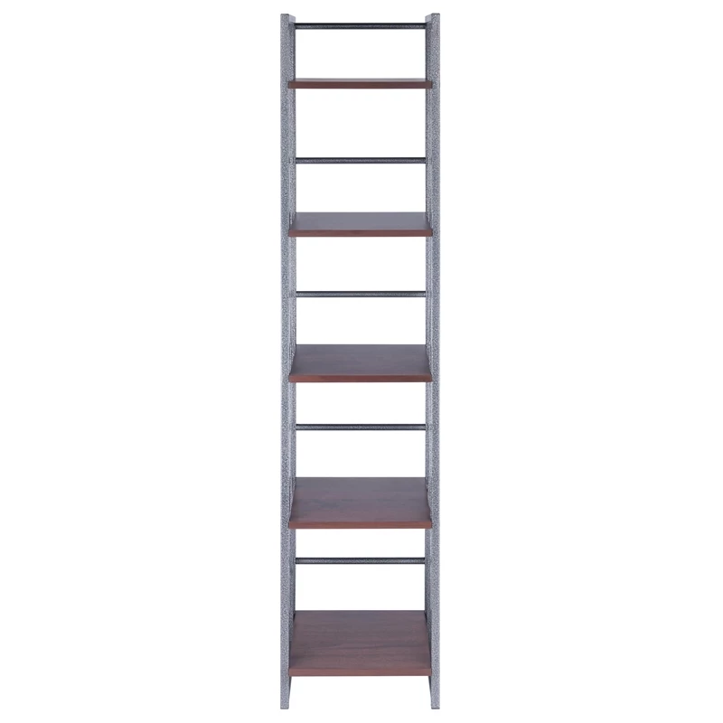 Best Pirce ๐ Winsome Isa 5-Tier Shelf Graphite And Walnut โจ - Image 3