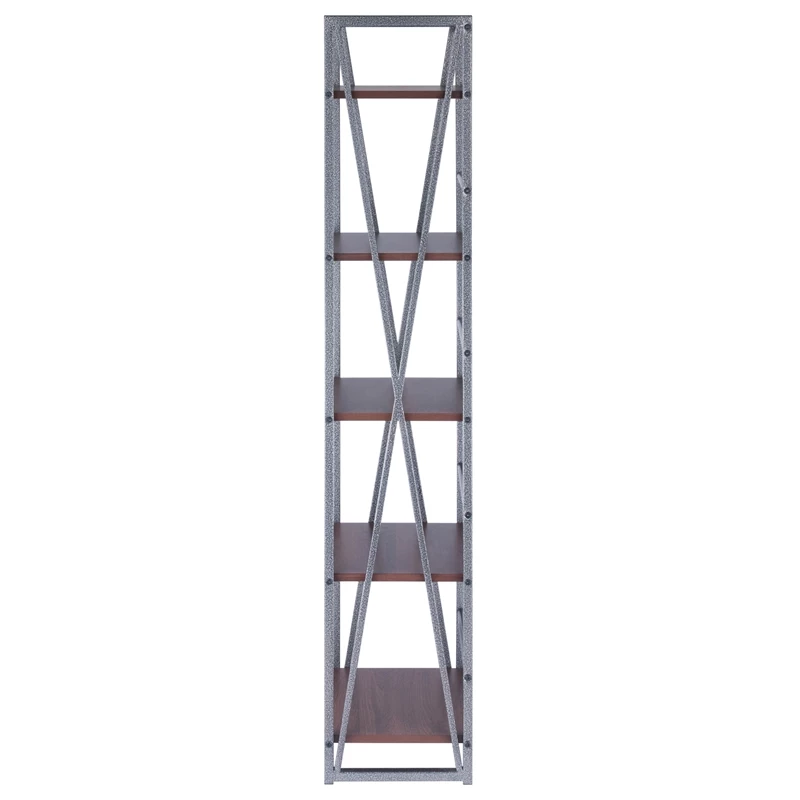 Best Pirce ๐ Winsome Isa 5-Tier Shelf Graphite And Walnut โจ - Image 4