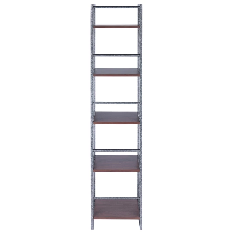 Best Pirce ๐ Winsome Isa 5-Tier Shelf Graphite And Walnut โจ - Image 5