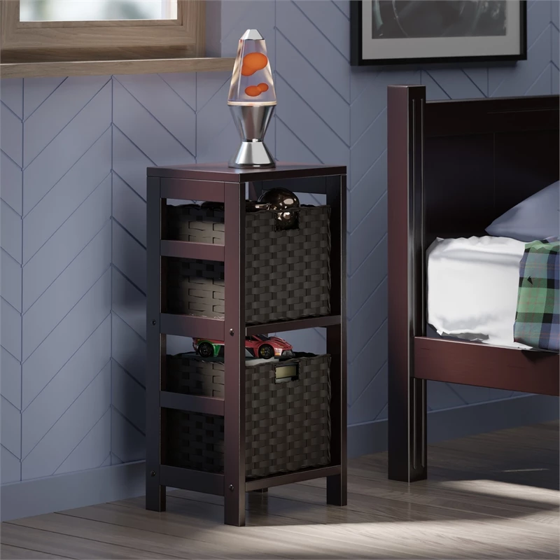 Best reviews of ✔️ Winsome Leo 3-Pc Storage Shelf With Baskets Espresso And Chocolate ❤️ - Image 9
